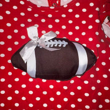 Load image into Gallery viewer, Polka Dot Football Flutter Top

