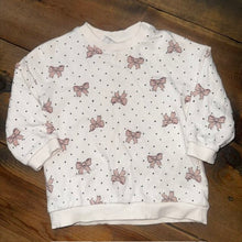 Load image into Gallery viewer, Polka Dot Bows Sweatshirt
