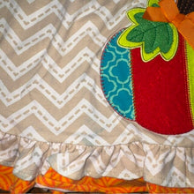 Load image into Gallery viewer, Ruffle Pumpkin Applique Outfit **AS IS**
