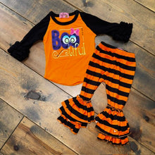 Load image into Gallery viewer, "Bootiful" Embroidered Halloween Outfit
