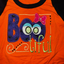 Load image into Gallery viewer, "Bootiful" Embroidered Halloween Outfit

