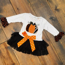 Load image into Gallery viewer, Leopard Pumpkin Tutu Dress
