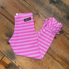 Load image into Gallery viewer, Good Hart "Earn Your Stripes" Ruffle Leggings 6
