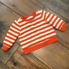 Load image into Gallery viewer, stripe quilted sweatshirt 12m
