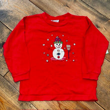 Load image into Gallery viewer, long sleeve Sporty Snowman tee 4T
