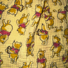 Load image into Gallery viewer, Winnie the Pooh Bear gauze overalls 12m
