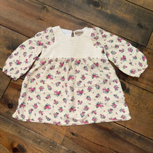 Load image into Gallery viewer, long sleeve floral muslin dress 3T
