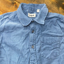 Load image into Gallery viewer, long sleeve corduroy button up shirt 7/8
