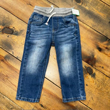 Load image into Gallery viewer, Drawstring Waist Straight Denim Jeans

