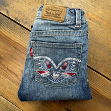 Load image into Gallery viewer, 710 Super Skinny Sequin Pocket Denim Jeans 5 REG
