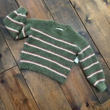 Load image into Gallery viewer, Stripe Fuzzy Sweater 8
