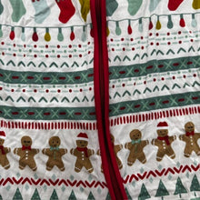 Load image into Gallery viewer, Christmas Gingerbread Bamboo Convertible Footie 3T

