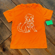 Load image into Gallery viewer, halloween Puppy and pumpkin tee 3T
