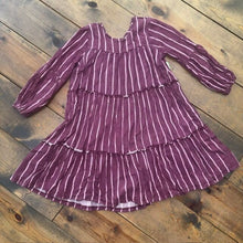 Load image into Gallery viewer, Tiered Stripe Dress 10/11
