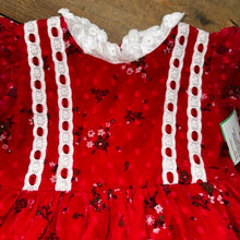 Load image into Gallery viewer, HANDMADE Christmas Dress &amp; Bloomer 2/3T
