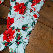 Load image into Gallery viewer, Bamboo Christmas WINTER LILY Romper 12/18M
