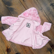 Load image into Gallery viewer, fleece lined hooded coat 3/6m
