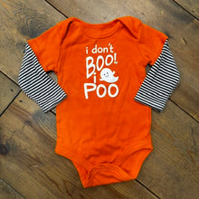 Load image into Gallery viewer, Halloween I Don't boo....bodysuit 3/6M
