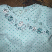 Load image into Gallery viewer, Vintage Embroidered Fleece Romper 6M
