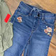 Load image into Gallery viewer, Embroidered Flare Jegging &amp; Tee Outfit 7/8
