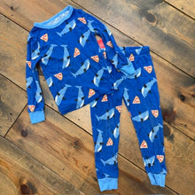 Load image into Gallery viewer, Bamboo Shark Pizza Pajamas 2T
