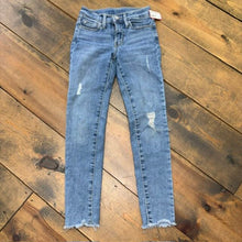 Load image into Gallery viewer, Distressed High Rise Rockstar Denim Jegging 8
