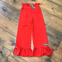 Load image into Gallery viewer, wide leg ruffle pant **new** 10

