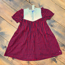 Load image into Gallery viewer, Imogen Red Blue Check Dress 6
