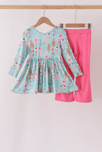 Load image into Gallery viewer, Coquette Christmas Tree Bamboo Outfit 12M
