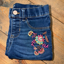 Load image into Gallery viewer, embroidered flower jegging 7/8
