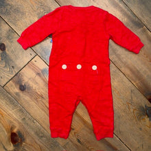Load image into Gallery viewer, Christmas Santa romper 6M

