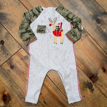 Load image into Gallery viewer, camo christmas romper 12/18M
