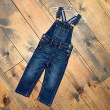 Load image into Gallery viewer, Denim Overalls 2T
