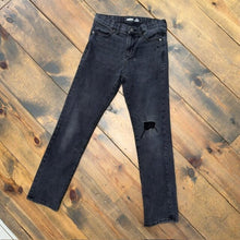 Load image into Gallery viewer, Adj. Waist Distressed Denim Jeans Karate Slim 14
