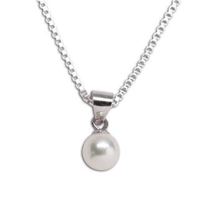 CHERISHED MOMENTS PEARL CHARM NECKLACE
