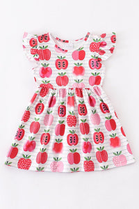 Apple Flutter Dress