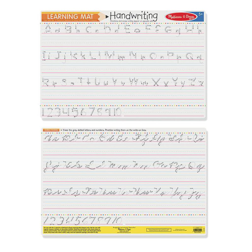 LEARNING MAT - Handwriting