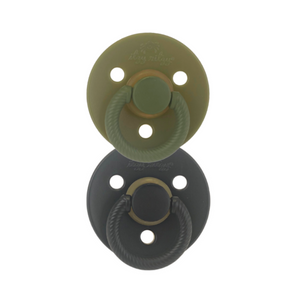 ITZY SOOTHER™ NATURAL RUBBER PACIFIER Camo & Midnight